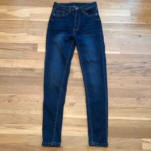 SHEIN High-Waisted Skinny Dark Wash Denim Jeans Women’s XS/2